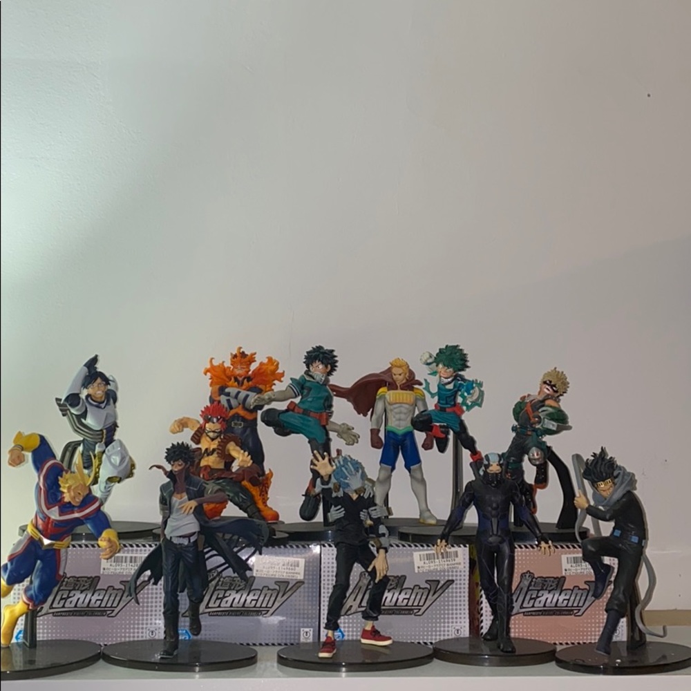 My Hero Academia anime figure collection